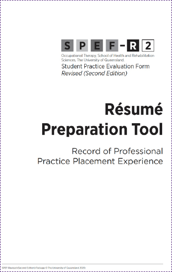 Other Components of the SPEF-R2© Package - SPEF-R2 Training ...